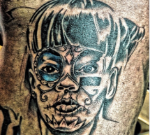 Game se fait tatouer un portrait de Left Eye (photo)