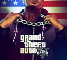 Game sur une affiche promo de GTA V