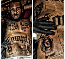 Game se fait tatouer les covers de The Chronic et The Documentary (photos)